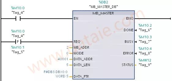 西门子1200作为Modbus RTU主站通讯的图9